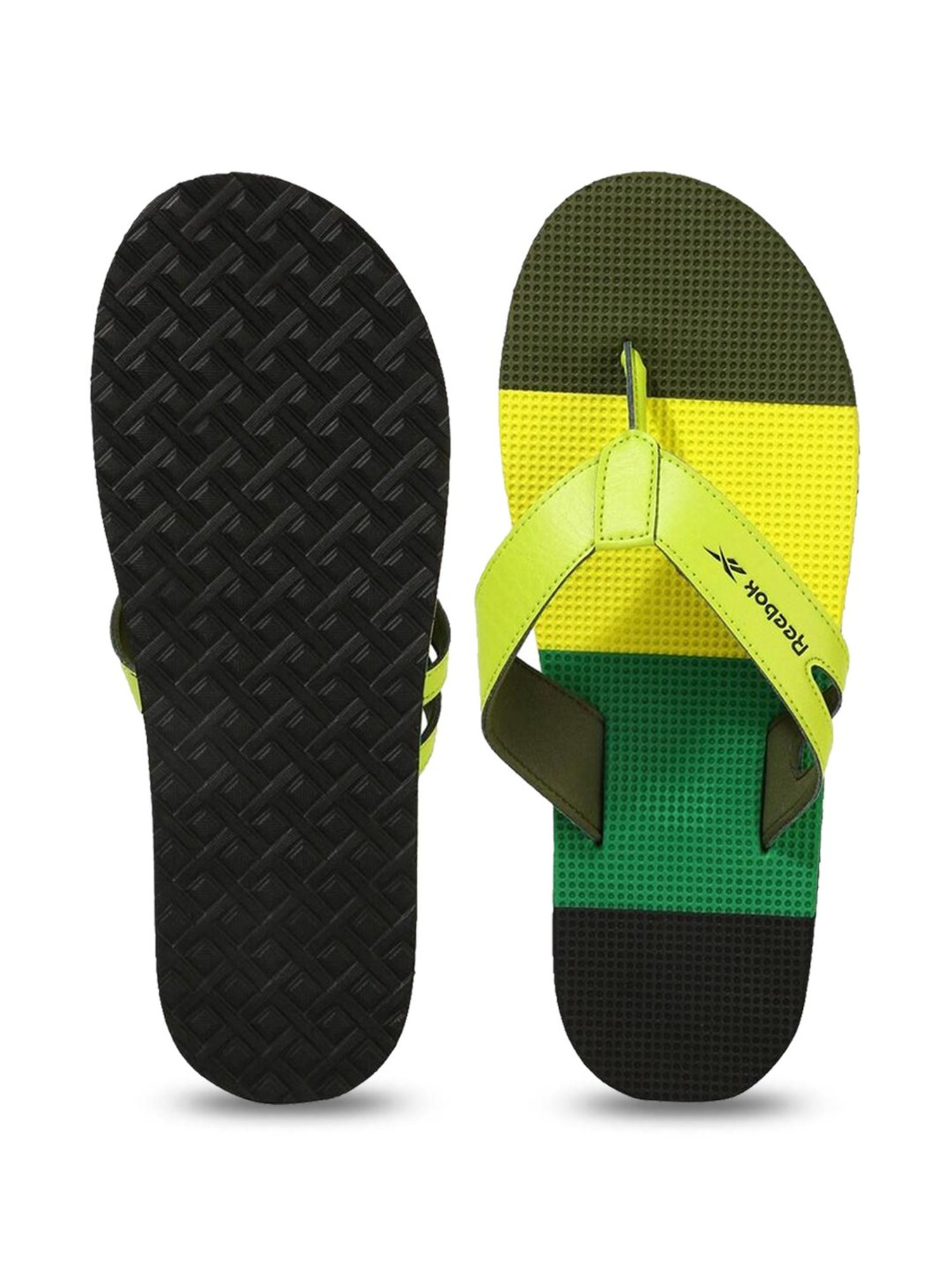 Reebok Men's New Jk Green Flip Flops