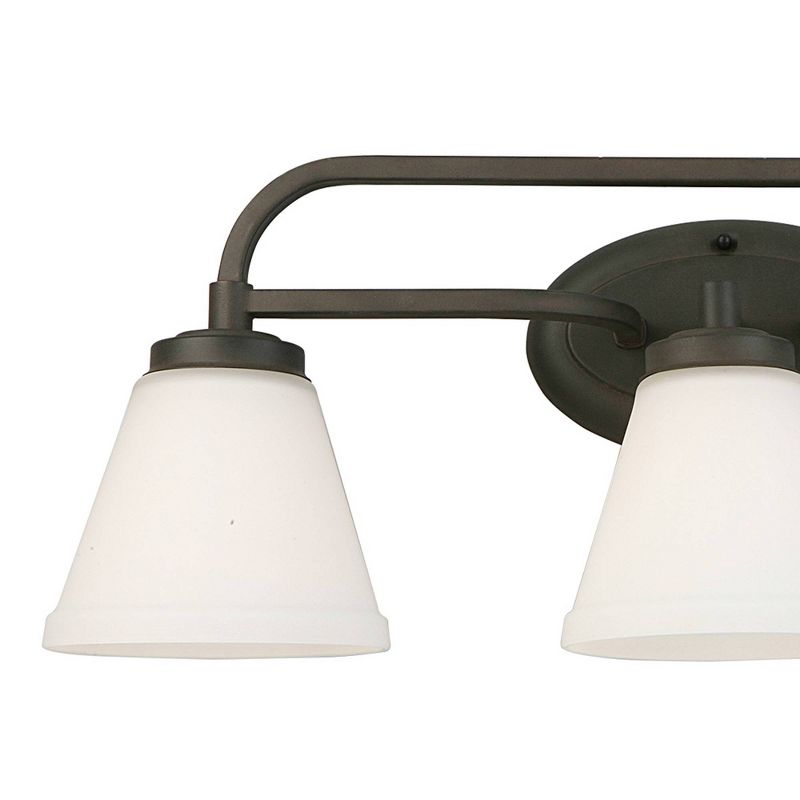 Mayview 3 Vanity Light Bronze/White - EGLO