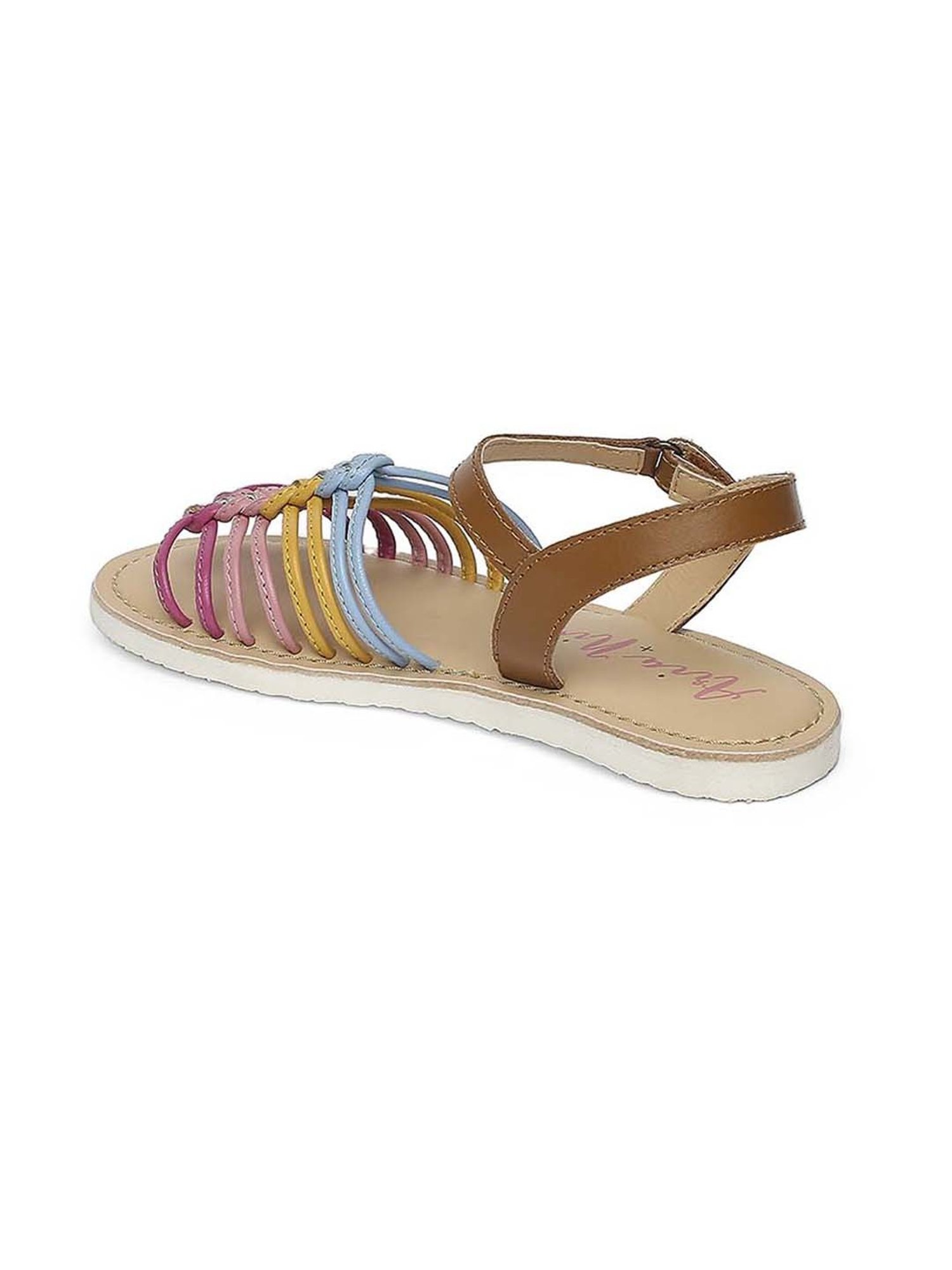 Aria Nica Kids Ally Brown Casual Sandals