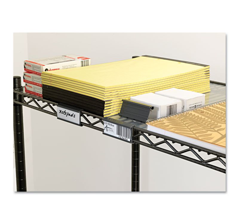 Alera Wire Shelving Shelf Tag, 3" long, Gray, 10/Pack SW59ST