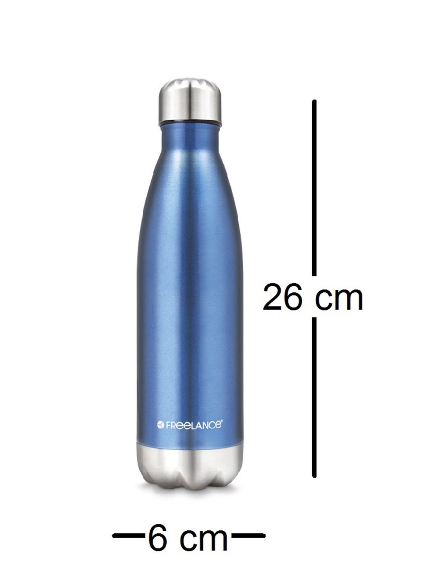 Freelance Blue Stainless Steel 500 ml Vacuum Bottle