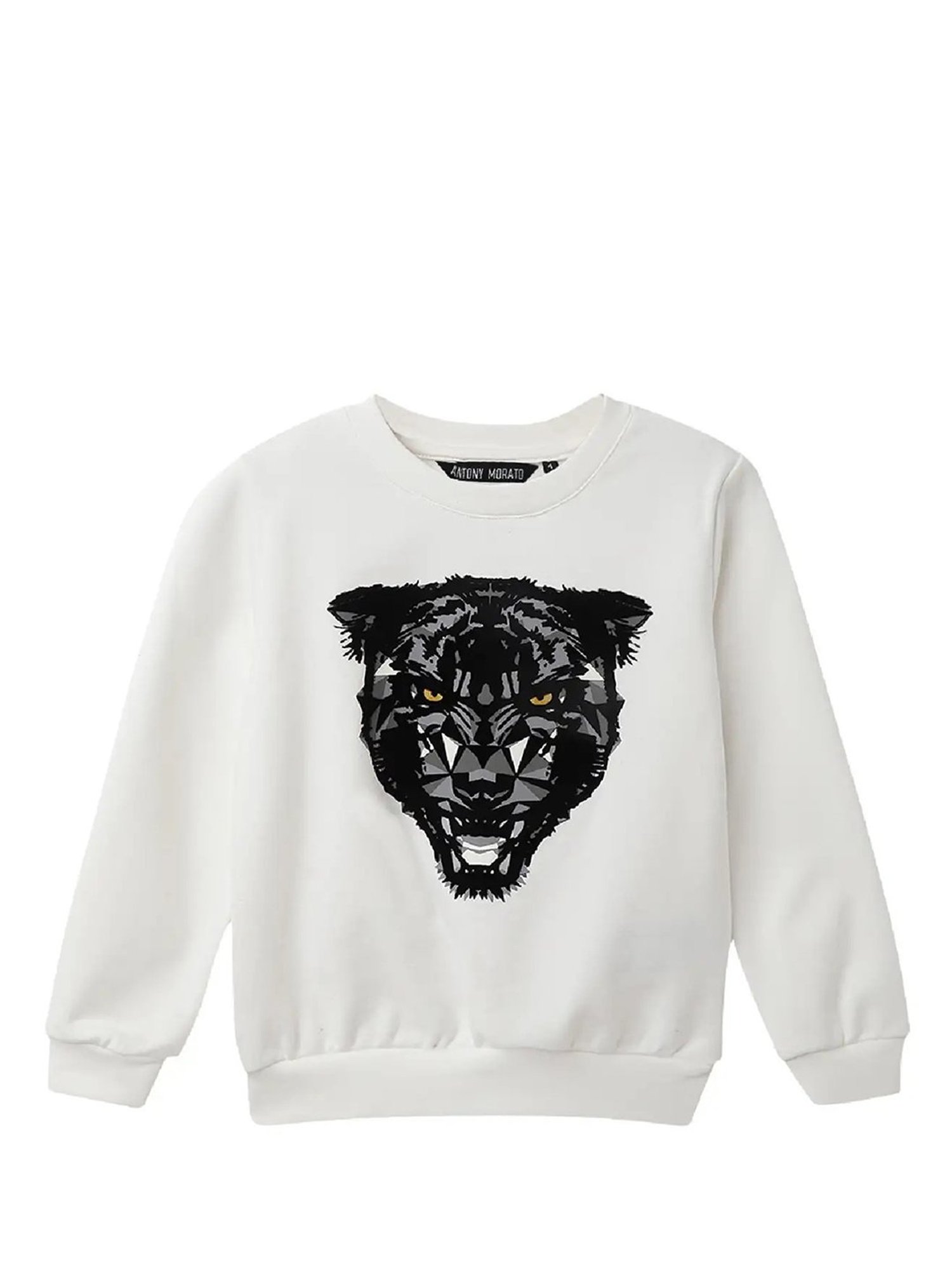Antony Morato Kids White Printed  Sweatshirt