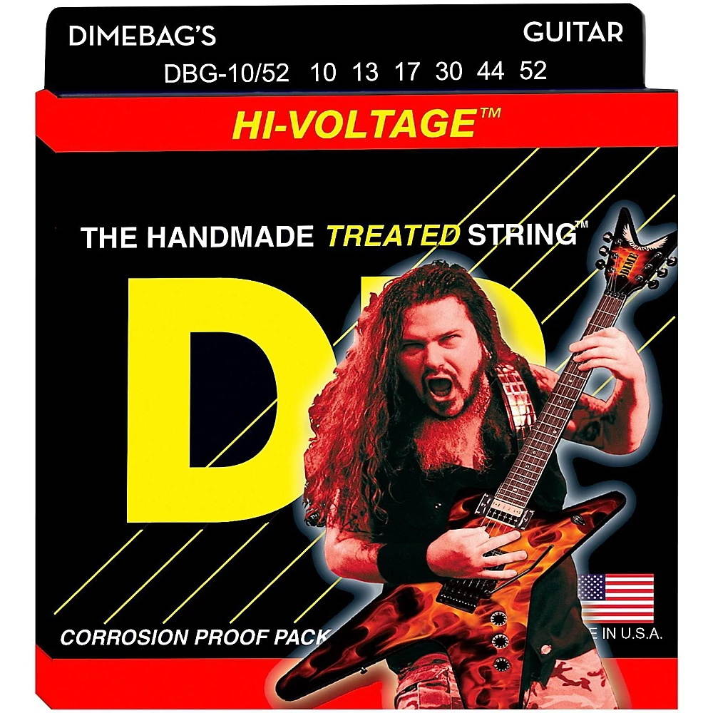 DR Hi-Voltage Dimebag Darrell Signature - Medium-Heavy - Electric Guitar Strings