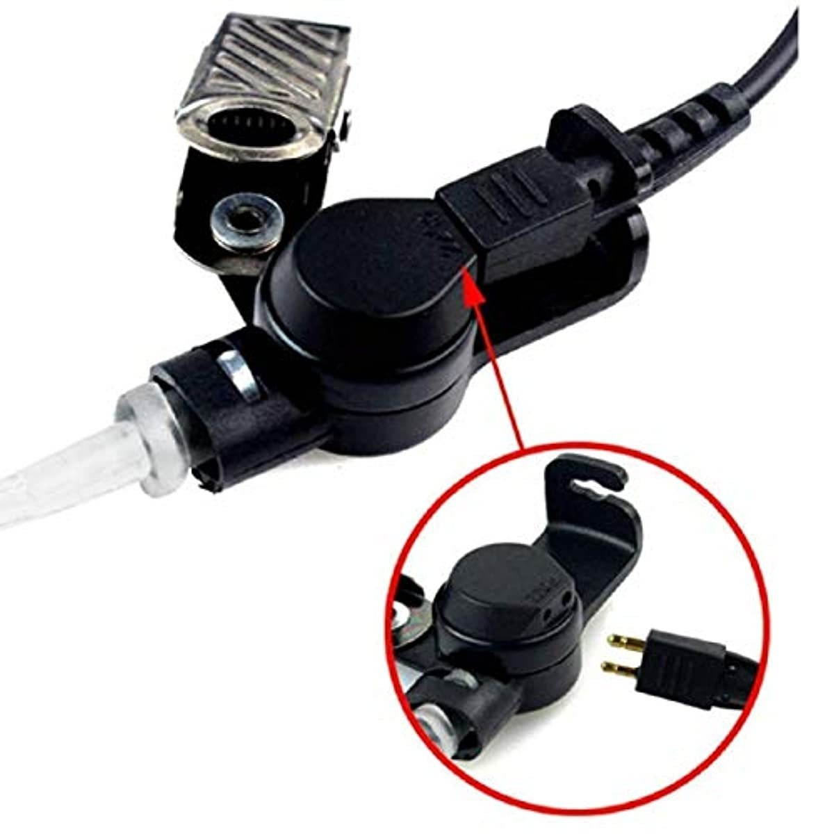 Retevis H-777S Walkie Talkies Long Range (6 Pack) with Six Way Multi Gang Charger Bundle with Big PTT Acoustic Tube Headset(5 Pack)