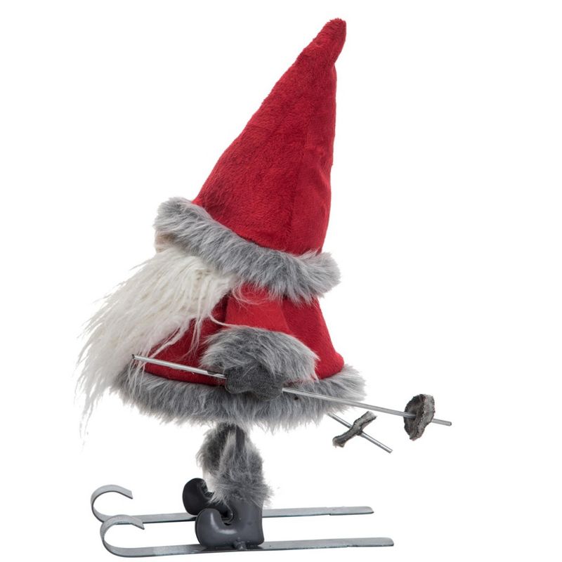 Gallerie II Red Christmas Xmas Gnome On Skis