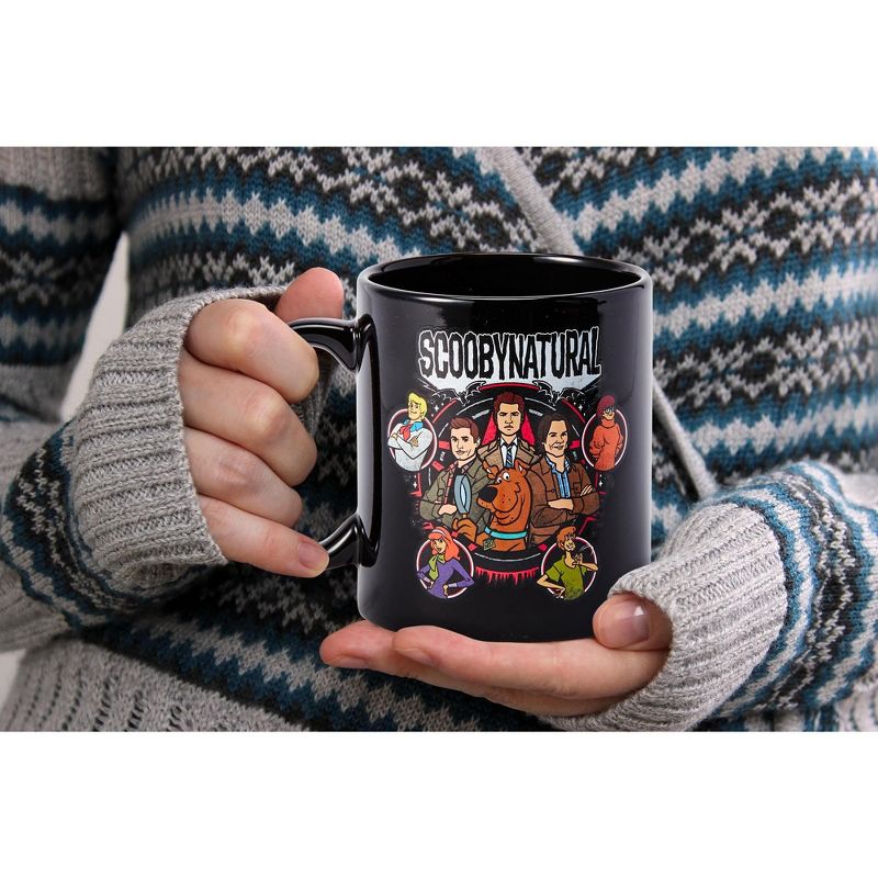 Just Funky Supernatural & Scooby-Doo Mashup "Scoobynatural" Coffee Mug | Holds 11 Ounces
