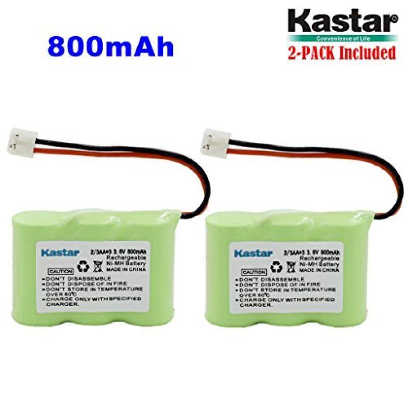 kastar 2-pack 2/3aa 3.6v 800mah eh ni-mh rechargeable battery for at&t 2422 80-5074-00-00 lucent 2422 vtech ia5870 ia5882 sanik