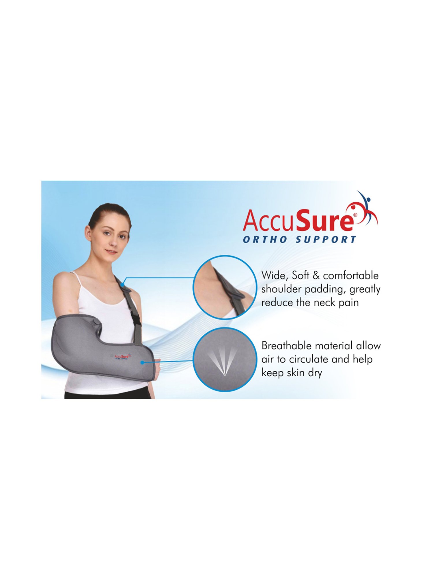 HealthSense YM 602 Yoga Mat (Black & Grey)