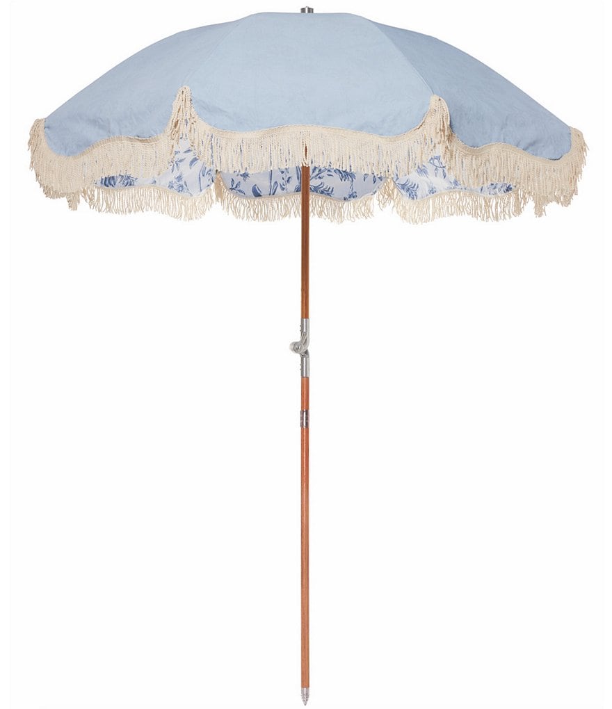 business & pleasure Chinoiserie Premium Beach Umbrella