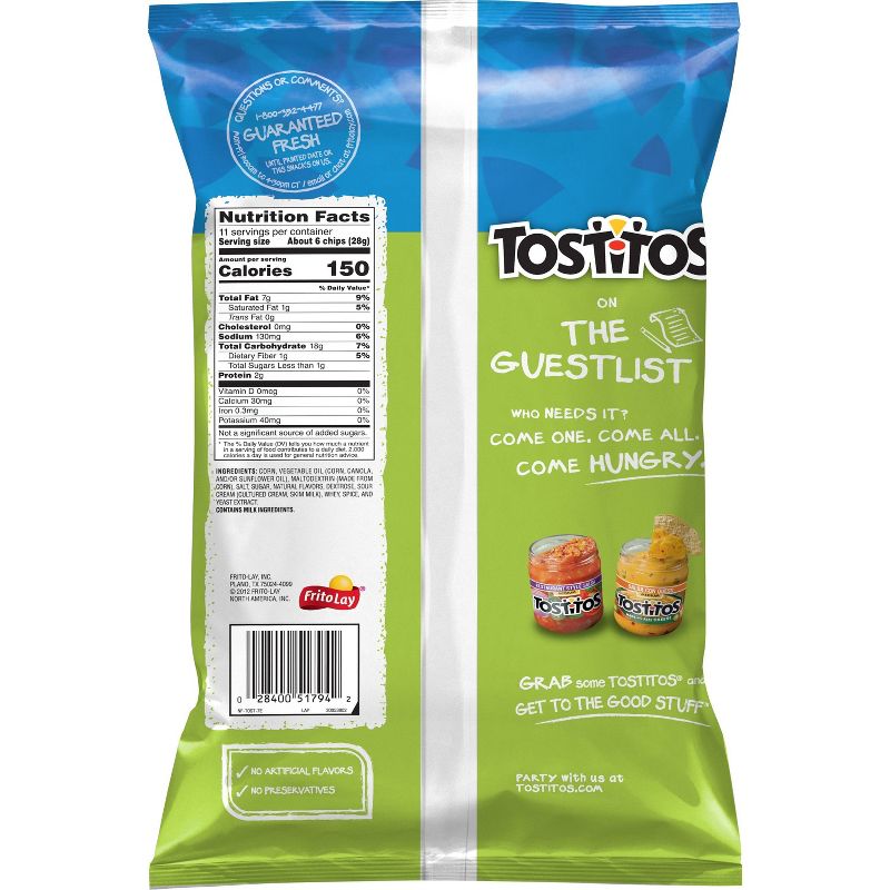Tostitos Hint Of Lime Tortilla Chips - 13oz