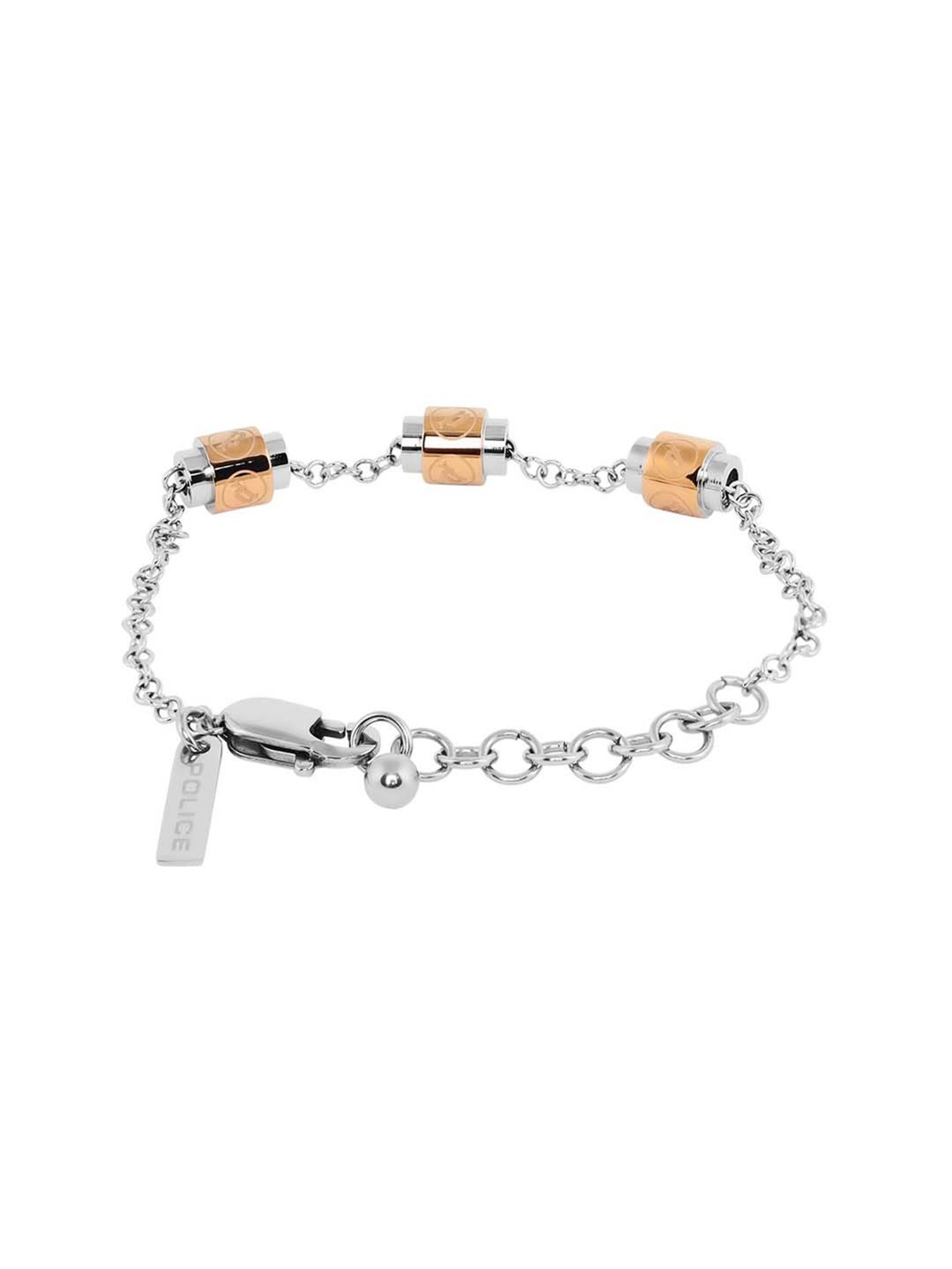 Police Gold Color Bracelet for Women - PJ.25744BSSRG/02