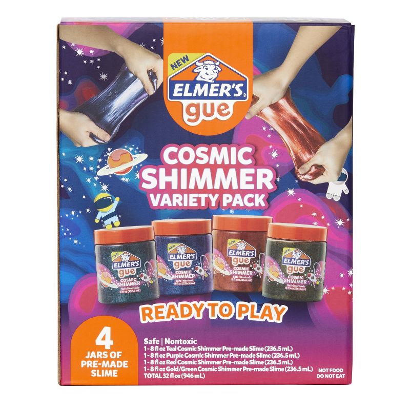 Elmer's Gue 4pk Cosmic Premade Slime