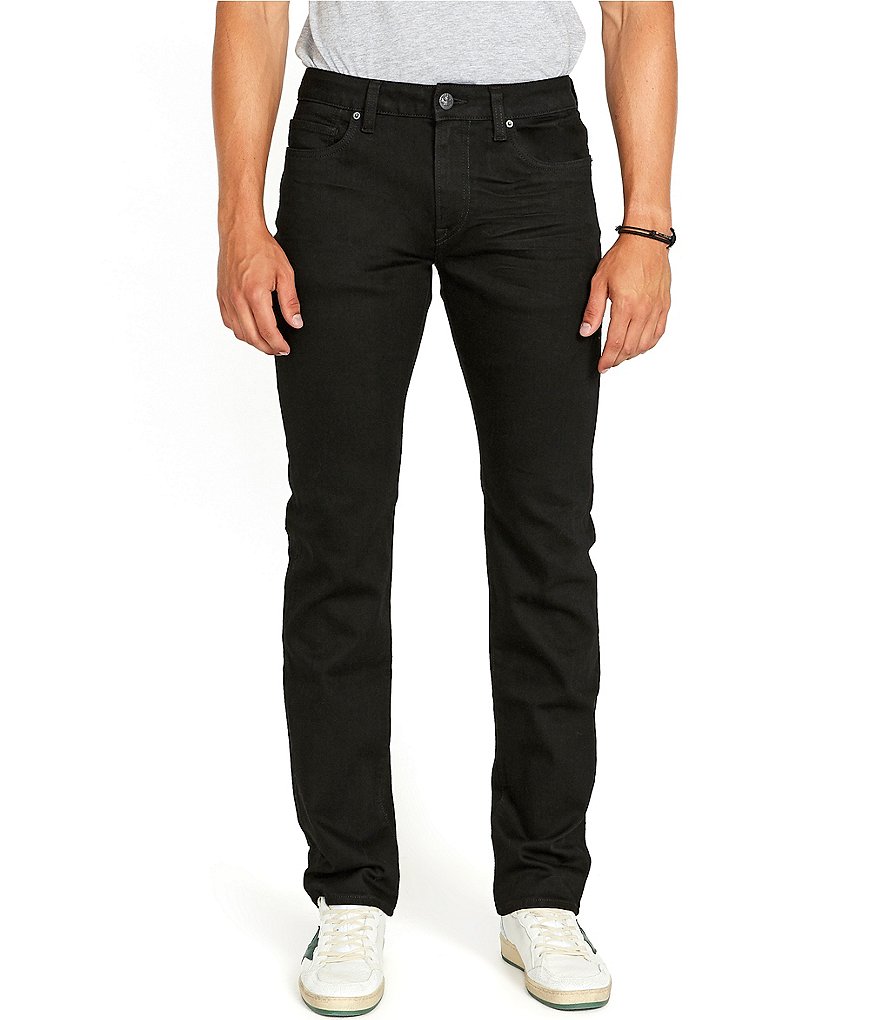 Buffalo David Bitton Black Story Collection Straight Leg Six Jeans