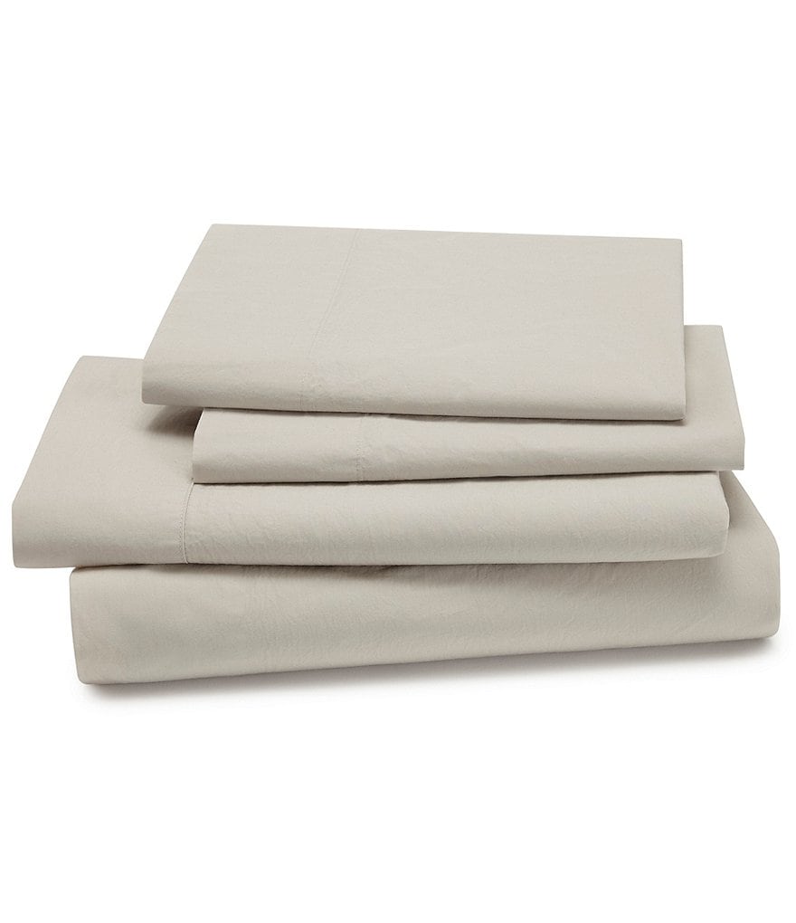 Kassatex Lorimer Washed Percale Sheets