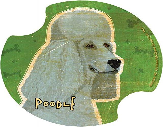 Poodle Stone Car Coasters by Thirstystone