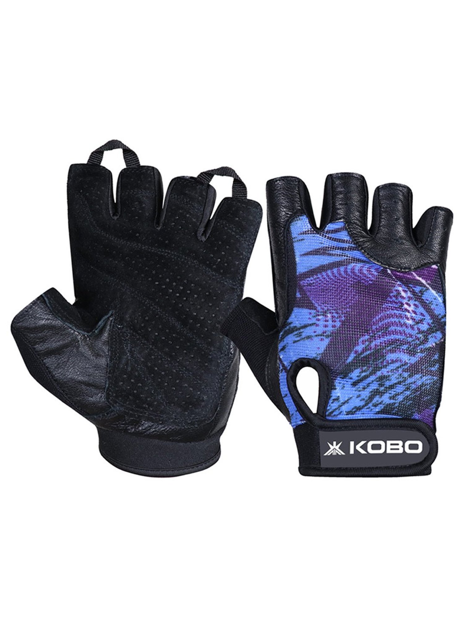 Kobo Weight Lifting Gym Gloves (Blue) Size - S