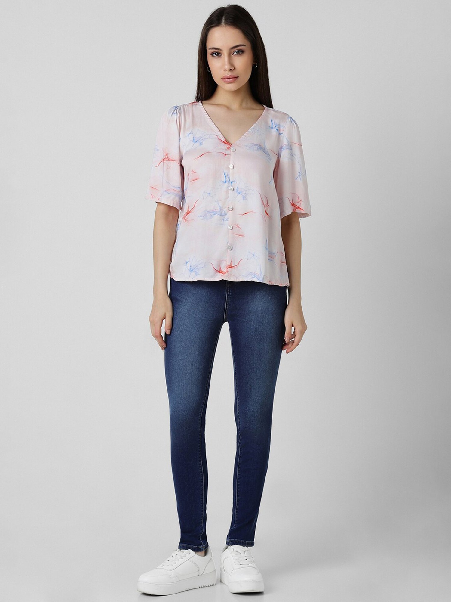 Van Heusen Pink Printed Top