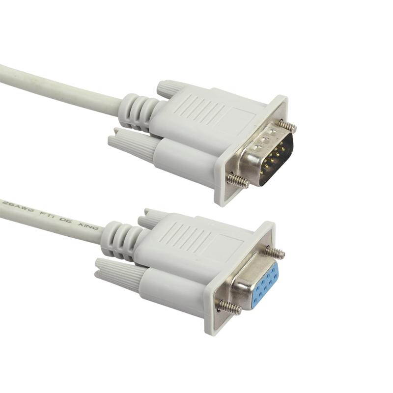 Serial RS232 Cable 9-Pin Male to Female Adapter DB9 PC Converter Extension Cable Data Cable