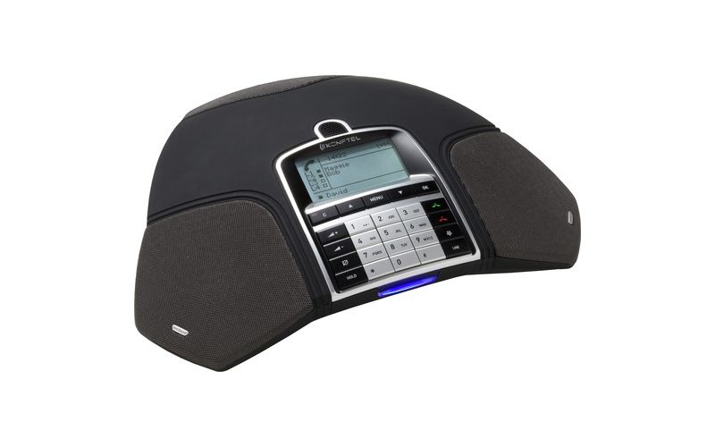 Konftel 300IP IP Conference Station - Liquorice Black - 1 x Total Line - VoIP - SpeakerphoneNetwork (RJ-45) - PoE Ports