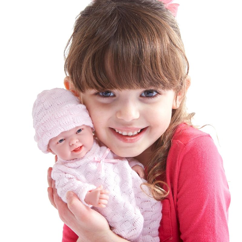 JC Toys Mini La Newborn Boutique 9.5" Girl Doll -  Pink