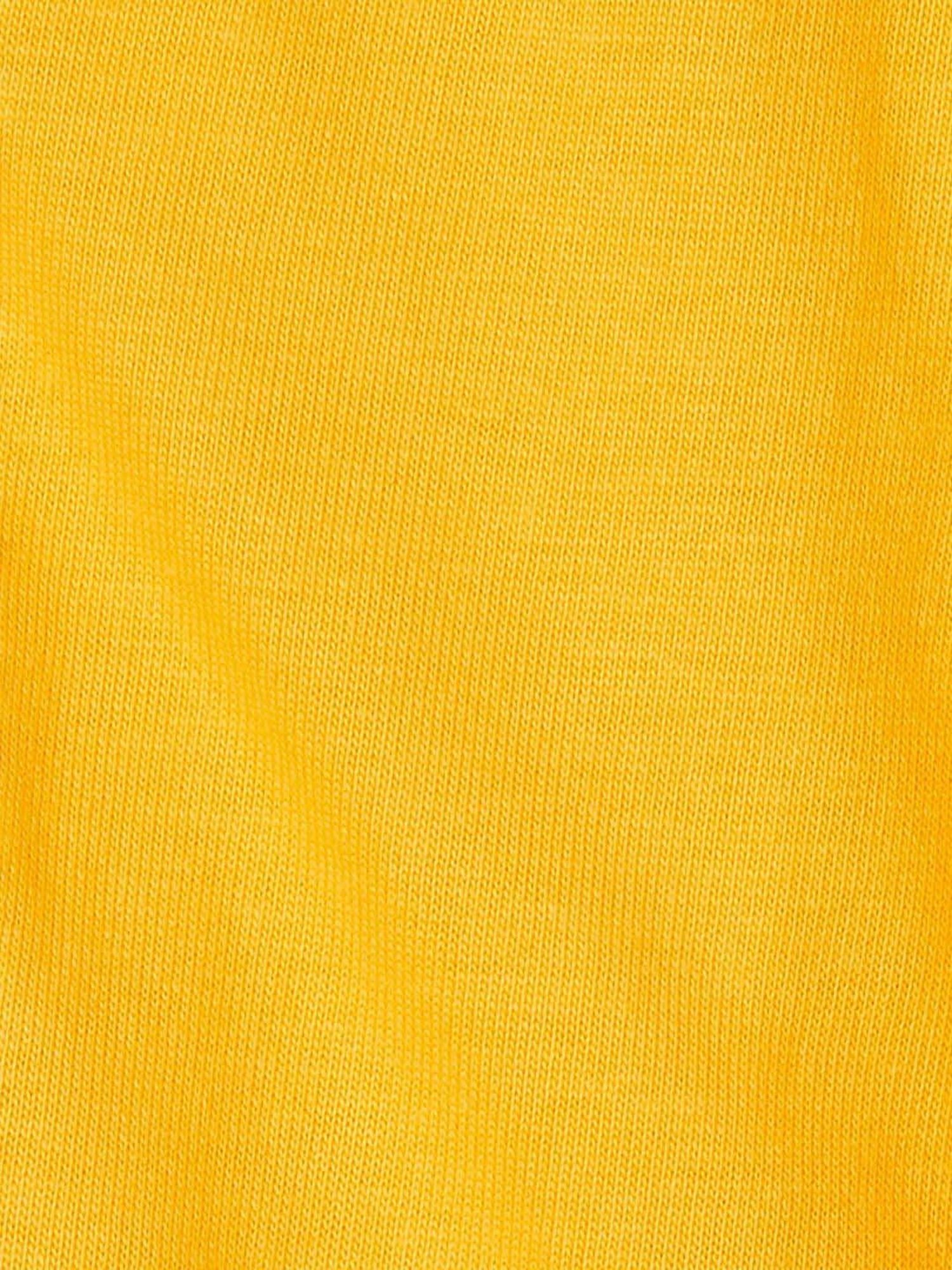 Juniors by Lifestyle Kids Mustard Cotton Printed Trackpants