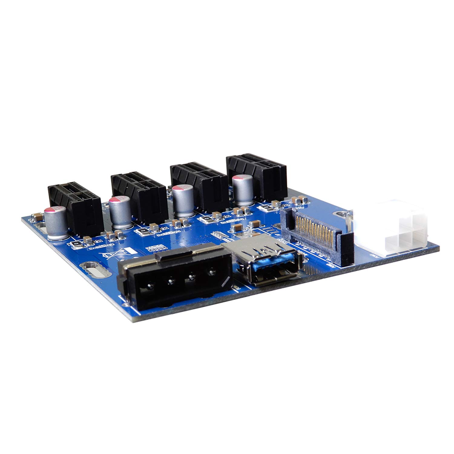 AAAwave PCI-E 1x to 4 PCI-E Multiplier HUB Adapter