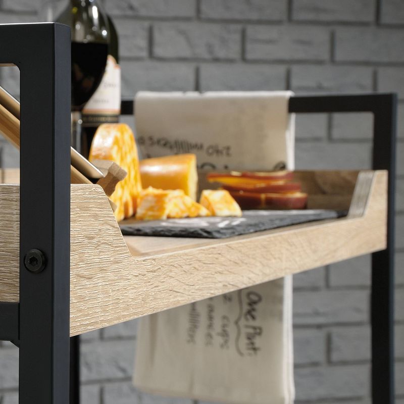 North Avenue Cart Charter Oak Finish - Sauder