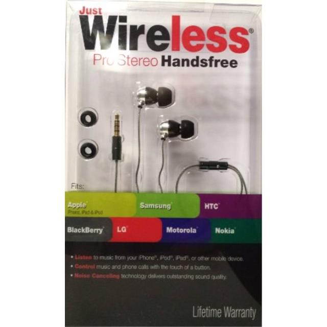just wireless pro stereo handsfree