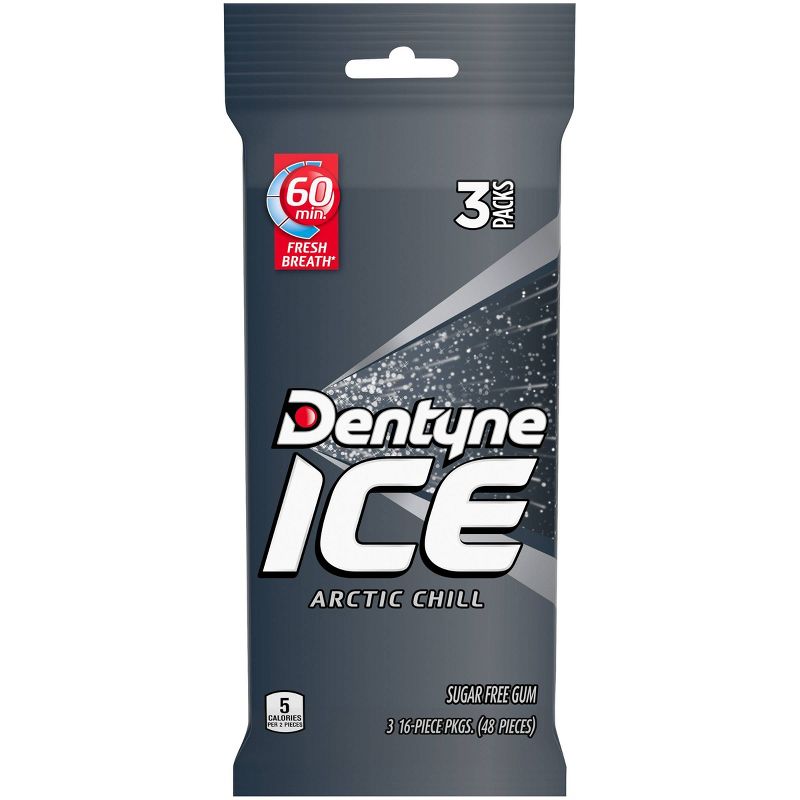 Dentyne Ice Arctic Chill Sugar Free Gum - 48ct