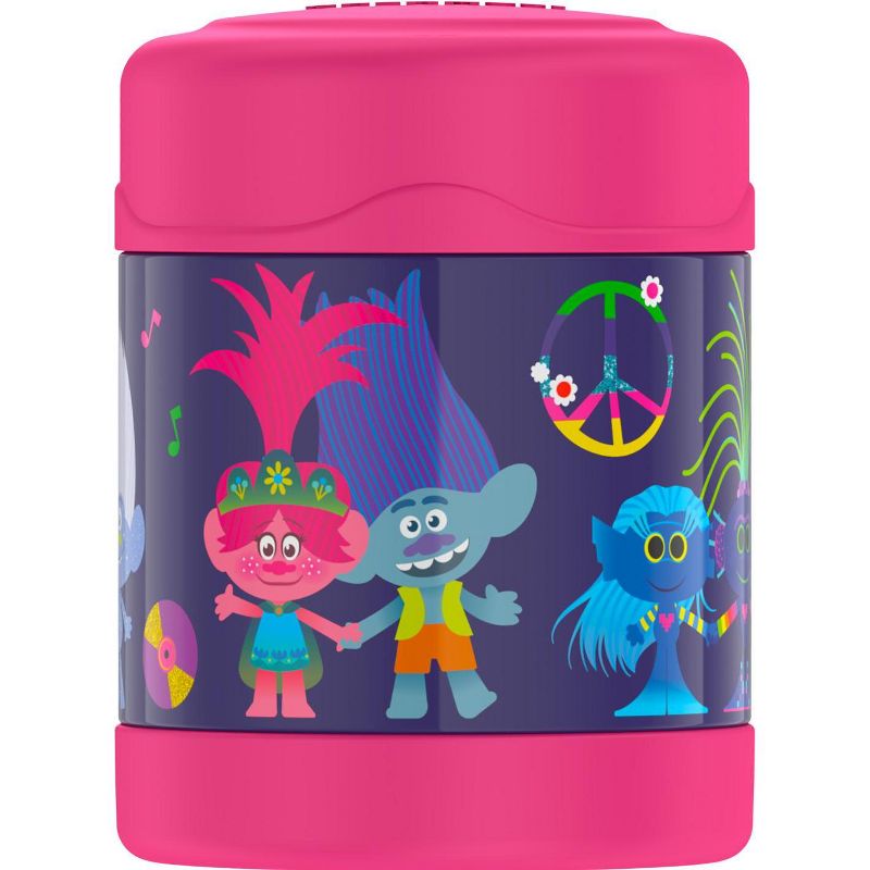 THERMOS FUNTAINER 10 Ounce Stainless Steel Kids Food Jar, Trolls