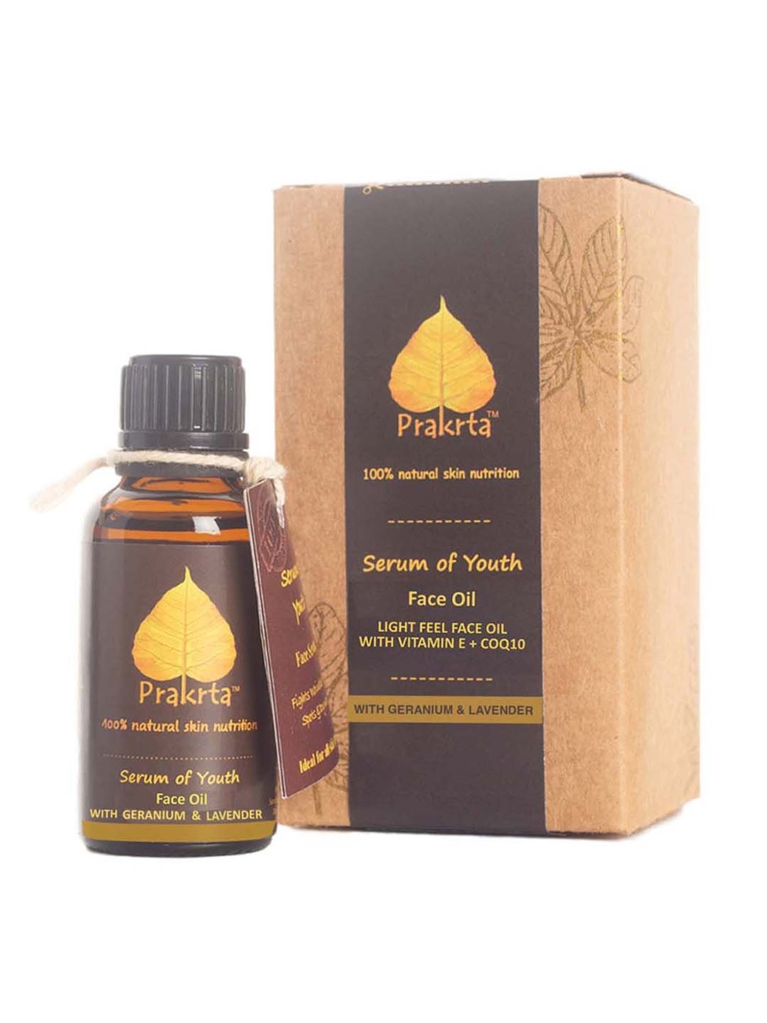 Prakrta Prakrta Serum of Youth - Face Oil with Vitamin E - 30 ml
