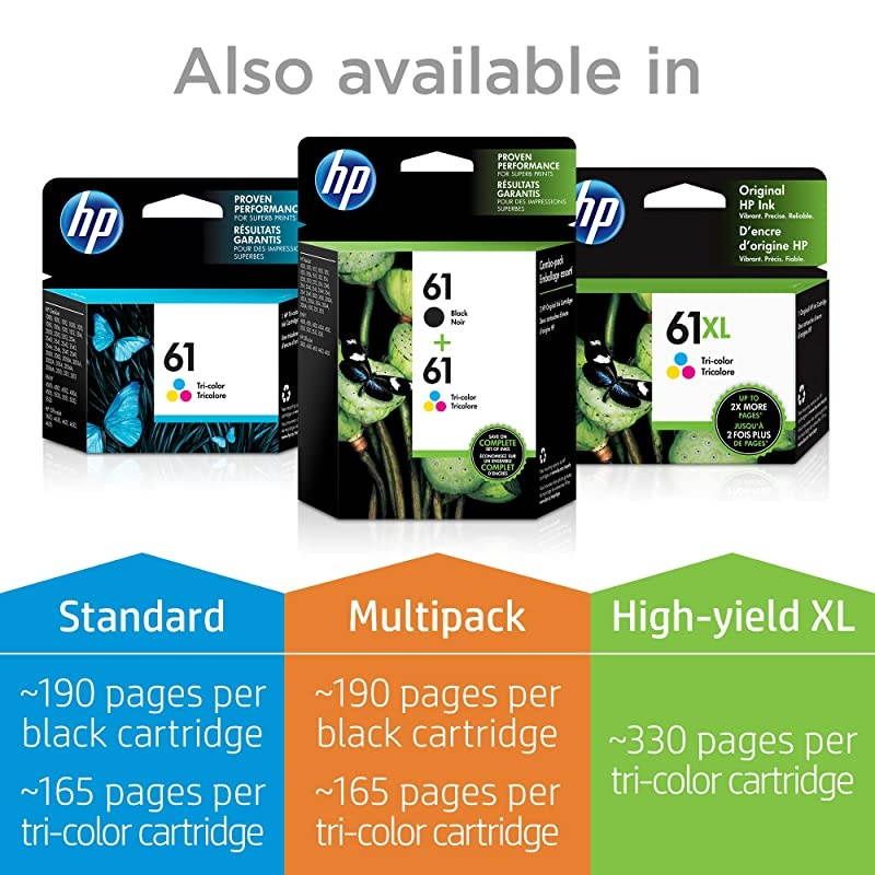 61XL | Ink Cartridge | Black | CH563WN
