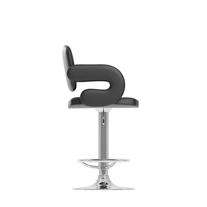 Set of 2 Counter And Barstools Black - CorLiving