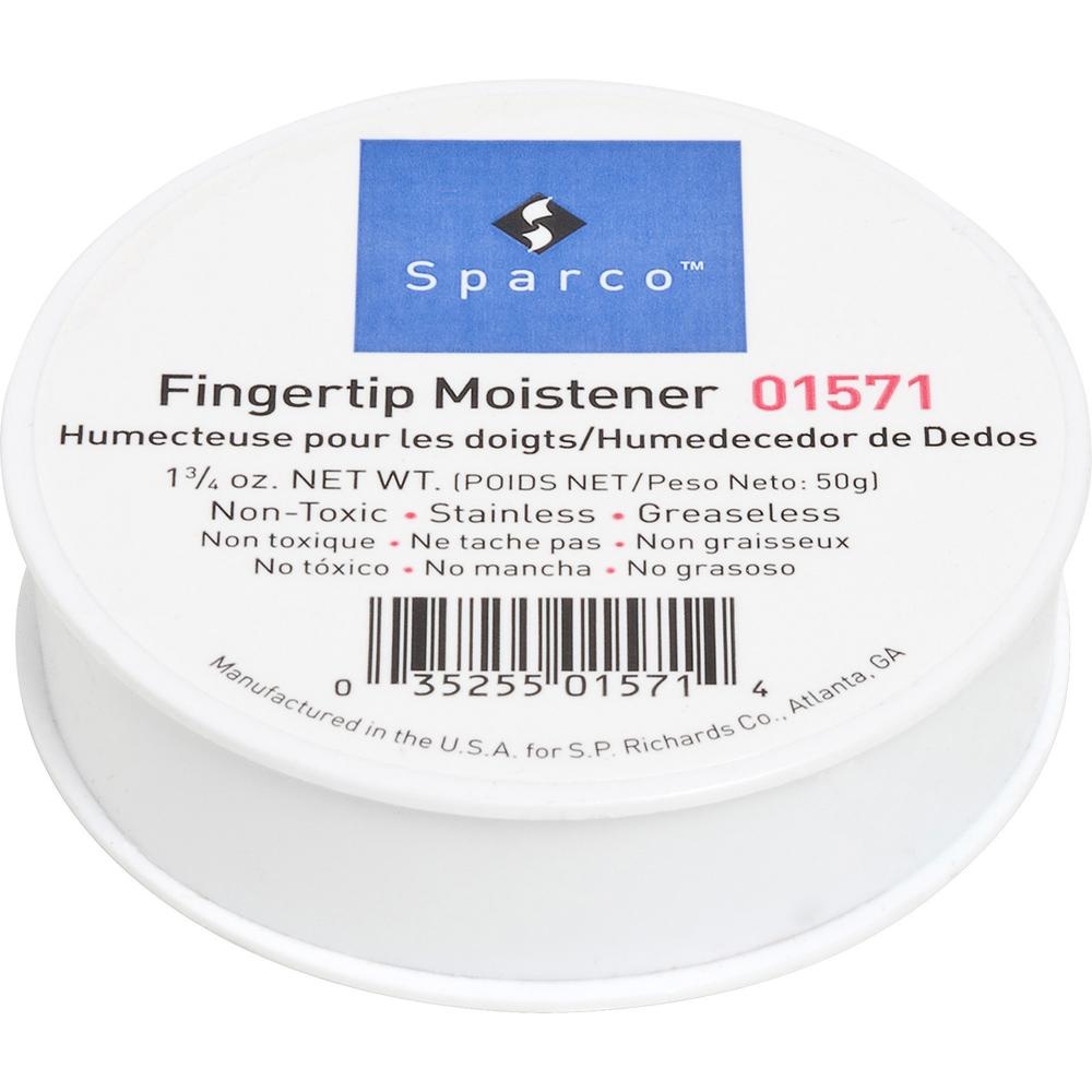 Sparco Fingertip Moistener Nonskid Back 1-3/4 oz. 01571