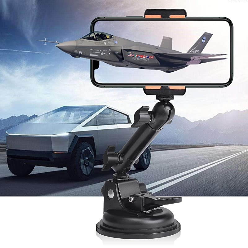 Camera Smartphone Vacuum Suction Cup Mount Motion Camcorder Race Car Cab Cockpit Mounts Vehicle Windshied Hood Cab Rooftop Sunroof Windows Door Wall Holder for GoPro Sony iPhone for HiSpeed