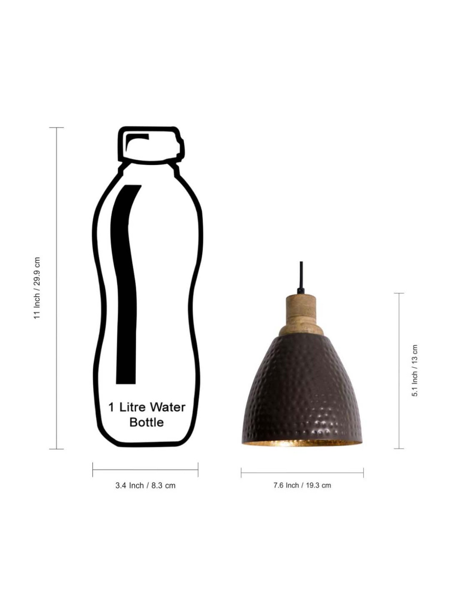 Fos Lighting 'Dish' Antique Gold & White Brass 5-In-1 Hanging Light