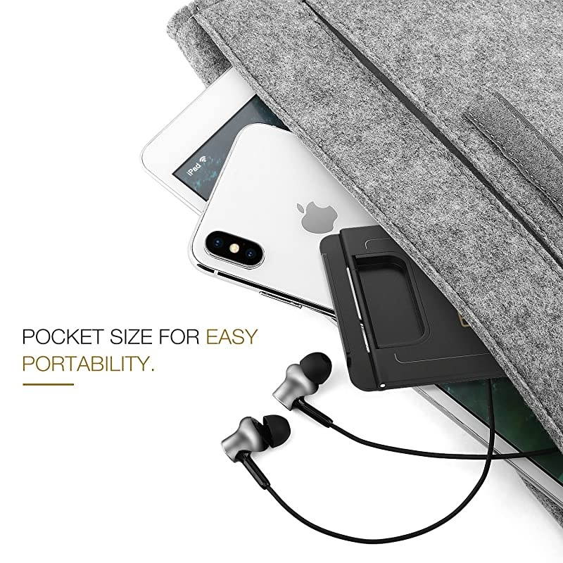 2 Pack Phone/Tablet Stand, Foldable Desktop Holder for 4-11" Devices, Fit iPhone 12 Pro Max/12 Mini, 11 Pro Max, iPad Pro 11/10.2 (8th Gen) /Air 3/Air 4 10.9/Mini 5, Galaxy S20, Black