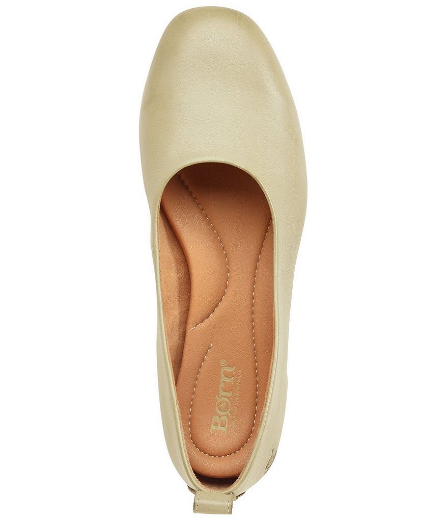 Born Beca Leather Slip-On Flats
