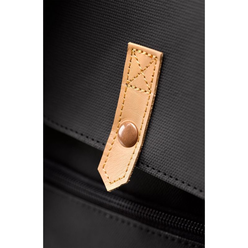 Petunia Pickle Bottom Meta Diaper Bag - Black Matte Canvas