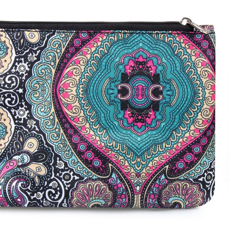 Plus Size Blue Camo Fanny Pack, Waist Bag with Adjustable Waistband 29-49 In