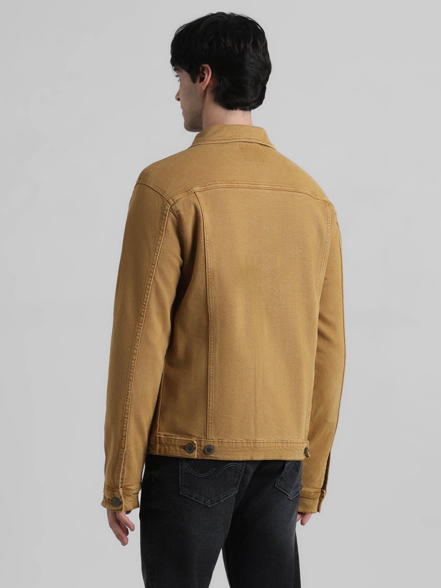 Jack & Jones Light Brown Regular Fit Denim Jacket