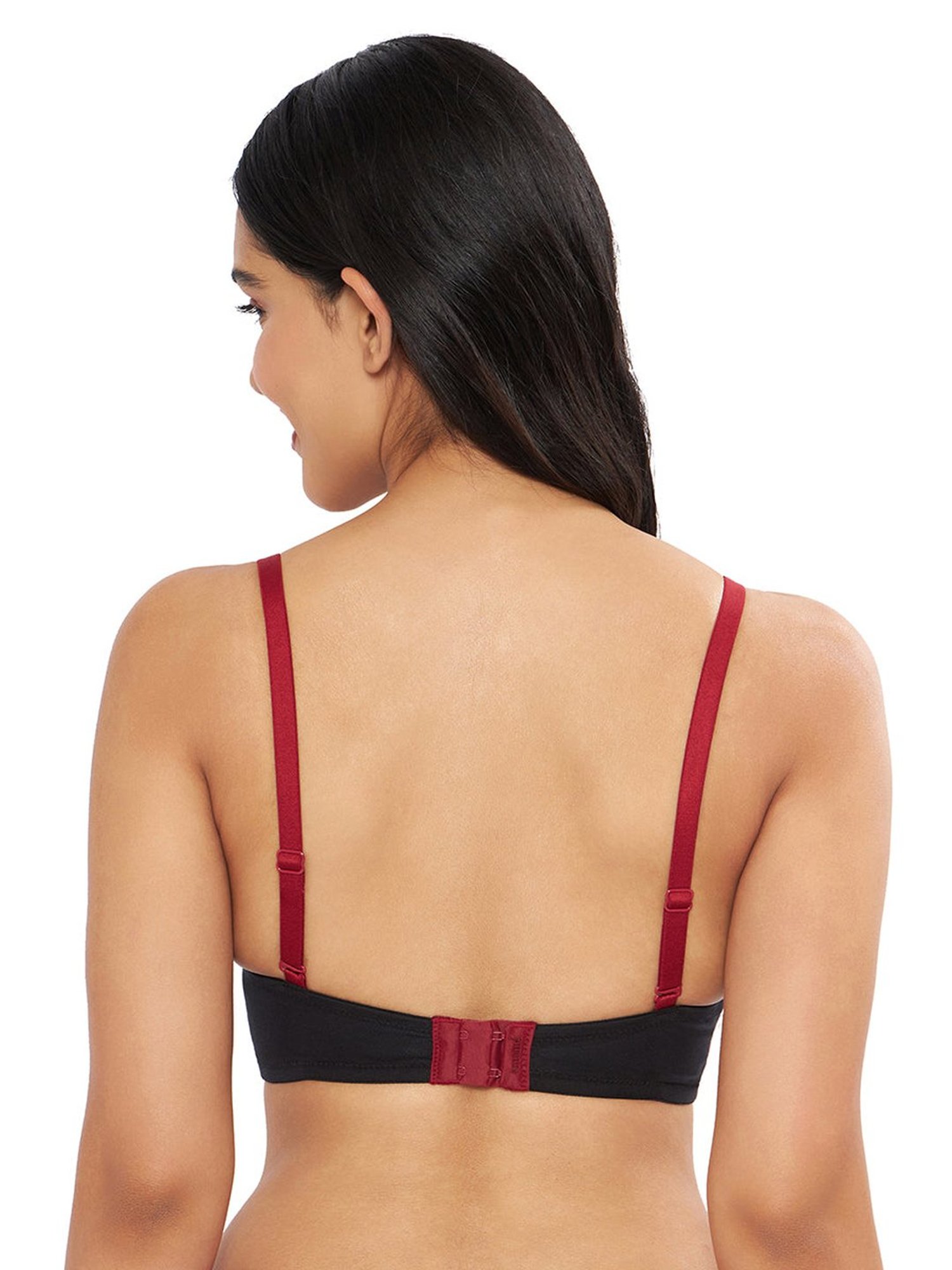 Amante Black Cotton T-Shirt Bra