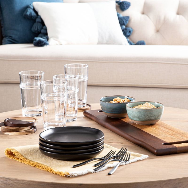 4pk Wood Coaster Set - Hearth & Hand™ with Magnolia