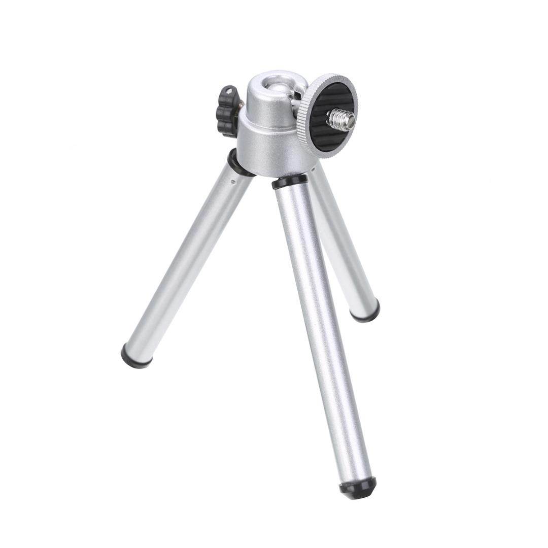 1pc Universal Camera Mini Travel Tripod Portable Flexible Leg Tripod Stand Silver for GoPro Hero Camera Accessories