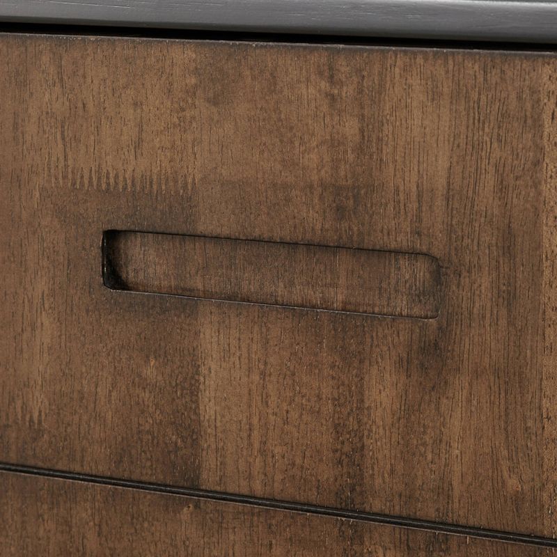 Randy Dresser and Multiuse Cabinet Black/Walnut - angelo:HOME