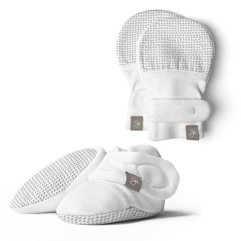 Goumi Baby Mittens & Boots - Gray 0-3M