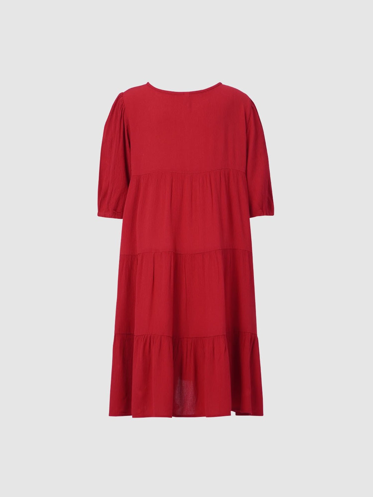 KIDS ONLY Red Solid Dress