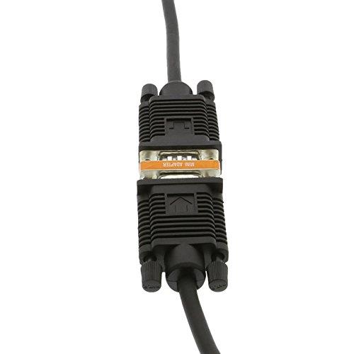 CableMax RS232 Null Modem DB9 Male to DB9 Female Port Protector