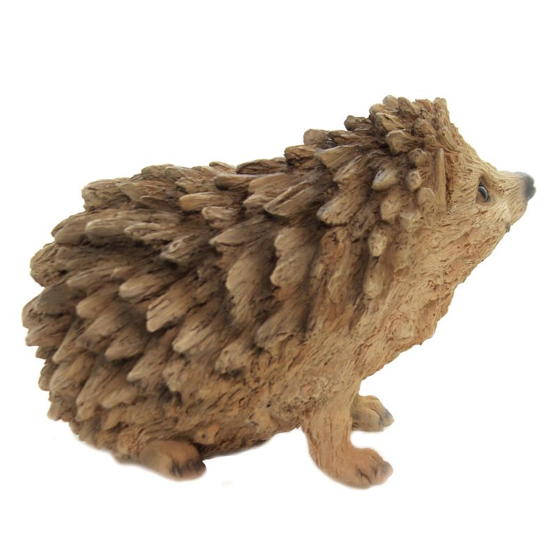 Animal 6.25" Driftwood Standing Hedgehog Spiny Mammal Forest Pacific Trading  -  Decorative Figurines