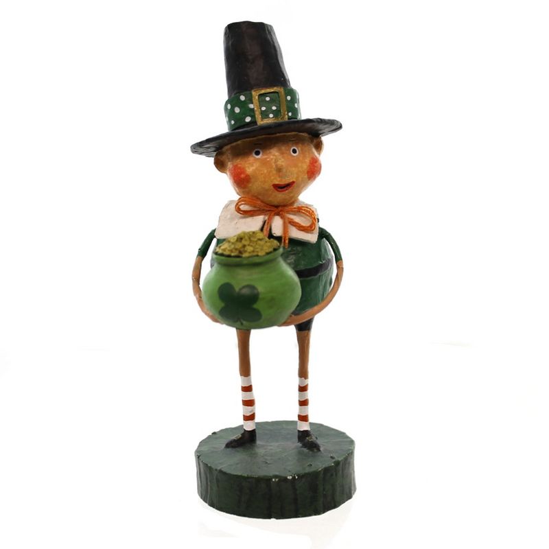Lori Mitchell 5.5" Lucky Liam Irish Pot Of Gold  -  Decorative Figurines